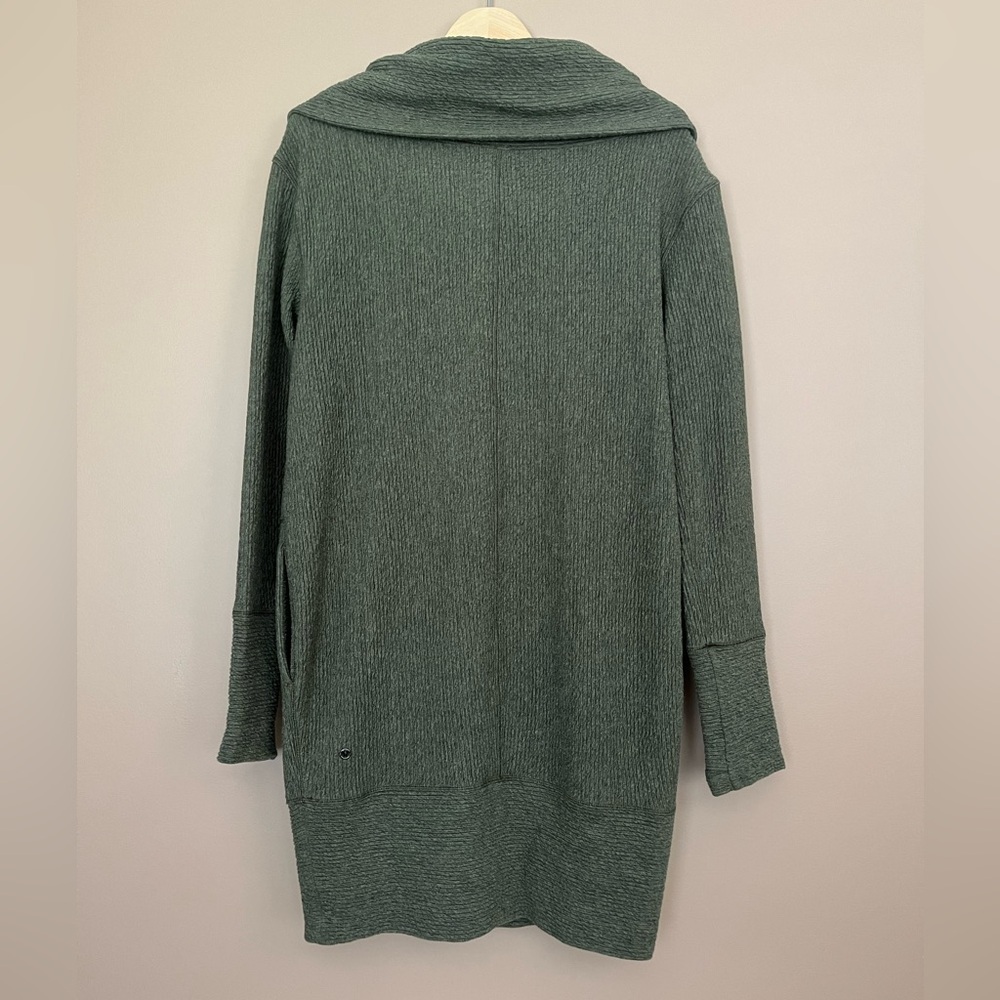 {Lululemon} Along the Way Dress in Heathered Dark Olive - Womens Small - Picture 6 of 11
